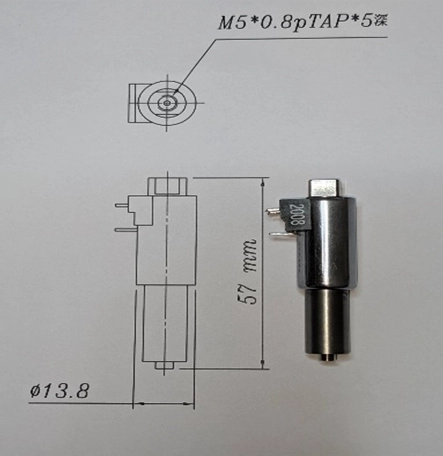 電磁式塗膠閥 尺寸規格